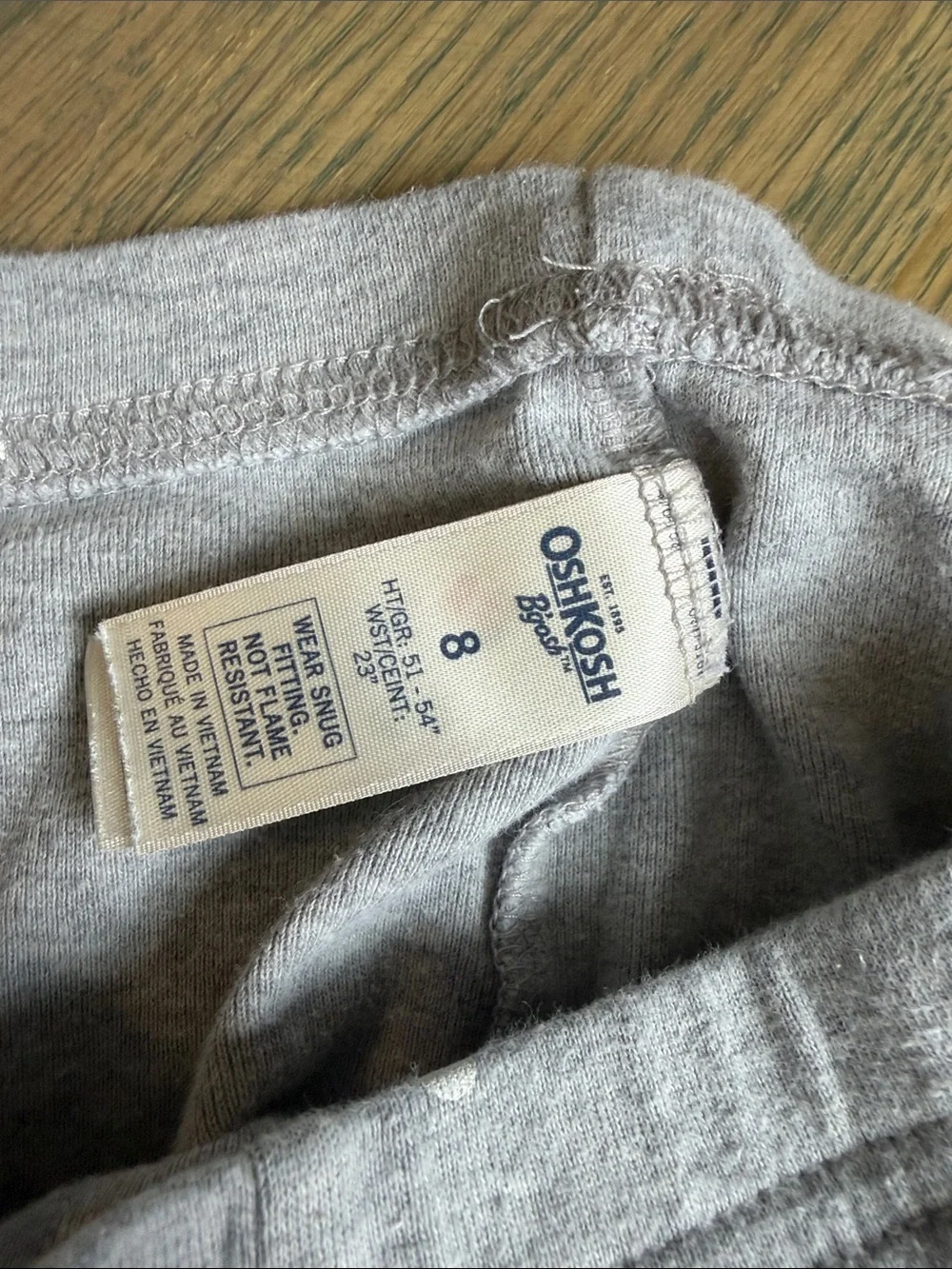 OshKosh B'gosh Gray Pajama Set with Pink 'La Belle Vie' Graphic